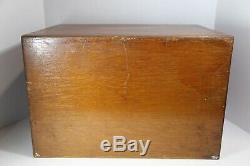 Antique 9-Drawer Card Catalog Cabinet by Library Bureau Sole Makers