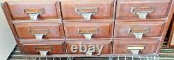 Antique 9 Drawer Filing Cabinet Office Specialty Genuine Shannon System 1890