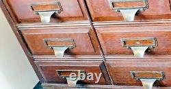 Antique 9 Drawer Filing Cabinet Office Specialty Genuine Shannon System 1890