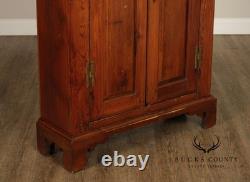 Antique American Pine Two-Door Cupboard