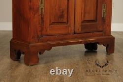 Antique American Pine Two-Door Cupboard