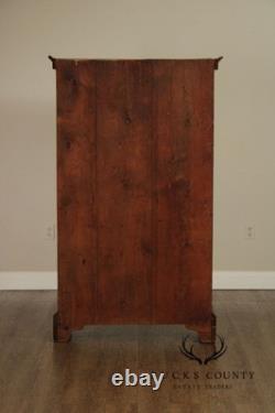 Antique American Pine Two-Door Cupboard