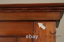 Antique American Pine Two-Door Cupboard