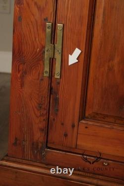 Antique American Pine Two-Door Cupboard
