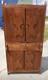 Antique Amish Cupboard Armoire Cabinet Circa 1860s-1890s Game Of Thrones Style