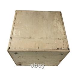 Antique Apothecary Cabinet 10.5 x 11 x 12 Glass Window Front 1 Glass Shelf OLD