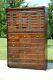 Antique Apothecary Cabinet 42 Drawer Wood Oak Barrister Acers-renfrow Chicago