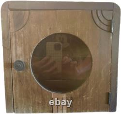 Antique Apothecary Cabinet Barber Shop case Vintage Antique Art Deco