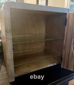 Antique Apothecary Cabinet Barber Shop case Vintage Antique Art Deco