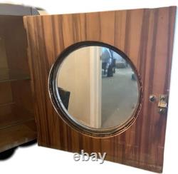 Antique Apothecary Cabinet Barber Shop case Vintage Antique Art Deco