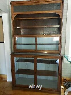Antique Apothecary Cabinet Doctor's Cabinet Dental Cupboard Hutch & Base