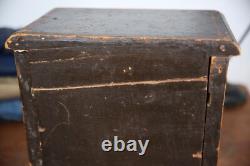 Antique Apothecary Cabinet industrial vintage watchmaker Jewelry chest folk art