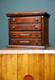 Antique Apothecary Cabinet Watchmaker Tool Box Wood Drawer Chest Vintage