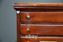 Antique Apothecary Cabinet watchmaker Tool Box Wood drawer chest vintage