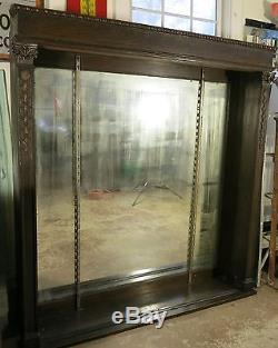 Antique Apothecary Cabinet with top Mirrored Sliding Door cabinet 30 Drawer