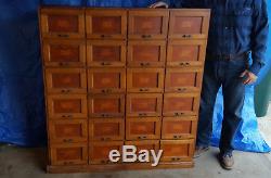 Antique Apothecary Hardware Store 24 Drawer Cabinet 48x52 LOCAL PICKUP