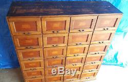Antique Apothecary Hardware Store 24 Drawer Cabinet 48x52 LOCAL PICKUP