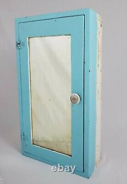 Antique Apothecary Medicine Wall Cabinet Storage Primitive Farmhouse Vintage