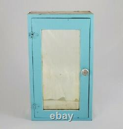 Antique Apothecary Medicine Wall Cabinet Storage Primitive Farmhouse Vintage