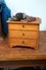 Antique Apothecary Spice Cabinet Vintage Wood Drawer Countertop Jewelry Box