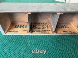 Antique Apothecary Wood Cabinet Bin Nuts, Bolts, Screws 20 Drawers 17x12x17