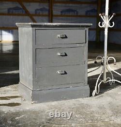 Antique Apothecary Wood drawer Cabinet Slot Machine Stand Counter Island vintage