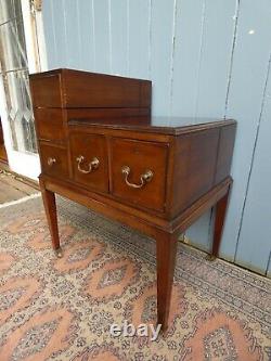 Antique Art Deco 1920's Unusual Mahogany Drink Cocktail Cabinet Table Cellarette