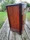 Antique Art Deco Small Wood Cabinet Or Nightstand 1930s