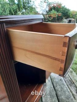 Antique Art Deco Small Wood Cabinet or Nightstand 1930s