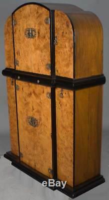 Antique Art Deco Style Large Bar Liquor Cabinet Cocktail Drinks Cupboard