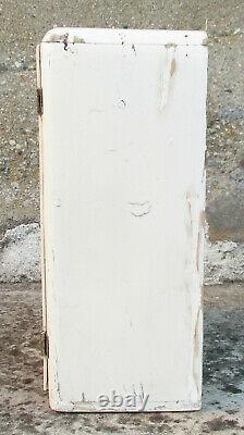 Antique Art Deco White Pharmacy Cabinet Bathroom Cabinet Wall Wooden Cabinet