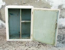 Antique Art Deco White Pharmacy Cabinet Bathroom Cabinet Wall Wooden Cabinet