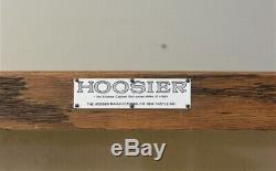 Antique Authentic Hoosier Brand Hoosier Cabinet with Porcelain Top
