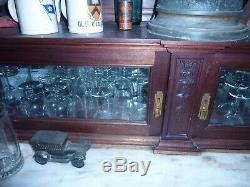 Antique Backbar Cabinet and Front bar