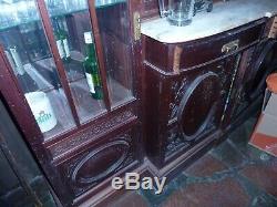 Antique Backbar Cabinet and Front bar