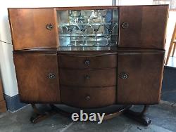Antique Bar Cabinet Server Art Deco Style PICK UP ONLY