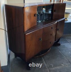 Antique Bar Cabinet Server Art Deco Style PICK UP ONLY