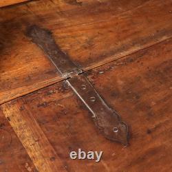 Antique Baroque Flap Cabinet Walnut Maple Italy XVIII Century Original