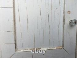 Antique Beautiful Primitive white Wood bathroom cabinet 26x22x10