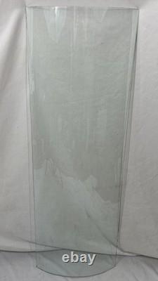 Antique Bent Curved Wavy Glass Replacement Panel For China Cabinet Door 39.25#D