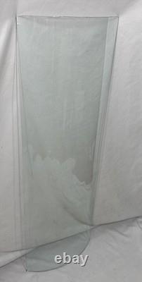 Antique Bent Curved Wavy Glass Replacement Panel For China Cabinet Door 39.25#D