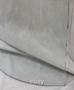 Antique Bent Curved Wavy Glass Replacement Panel For China Cabinet Door 39.25#D