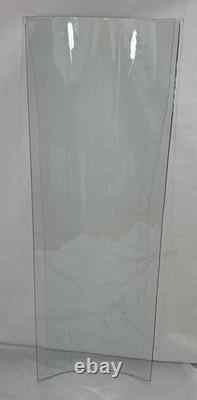 Antique Bent Curved Wavy Glass Replacement Panel For China Cabinet Door 39.25#D