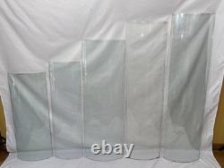 Antique Bent Curved Wavy Glass Replacement Panel For China Cabinet Door 39.25#D