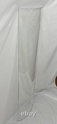 Antique Bent Curved Wavy Glass Replacement Panel For China Cabinet Door 44-1/8C