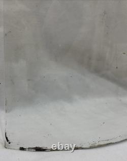 Antique Bent Curved Wavy Glass Replacement Panel For China Cabinet Door 44-1/8C