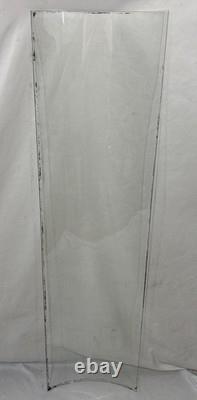 Antique Bent Curved Wavy Glass Replacement Panel For China Cabinet Door 44-1/8C