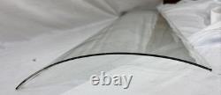 Antique Bent Curved Wavy Glass Replacement Panel For China Cabinet Door 44-1/8C