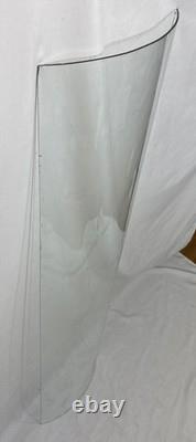 Antique Bent Curved Wavy Glass Replacement Panel For China Cabinet Door 46-1/8A