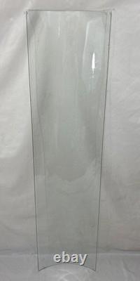 Antique Bent Curved Wavy Glass Replacement Panel For China Cabinet Door 46-1/8A